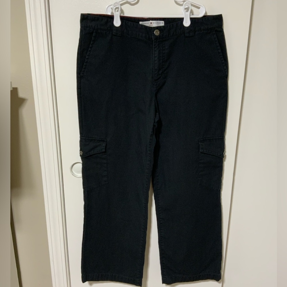 Tommy Hilfiger Black Cargo Pants